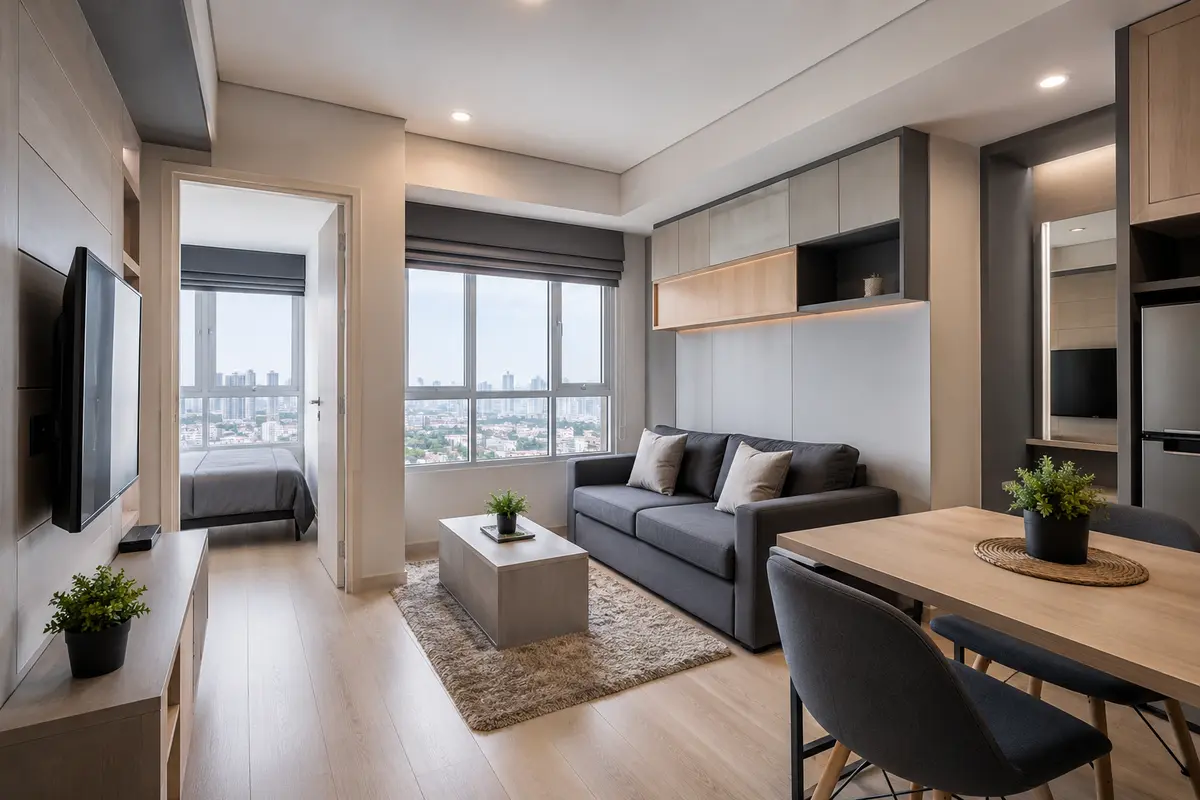 Apartemen Bassura City 2BR Furnished, foto 1 dari 3