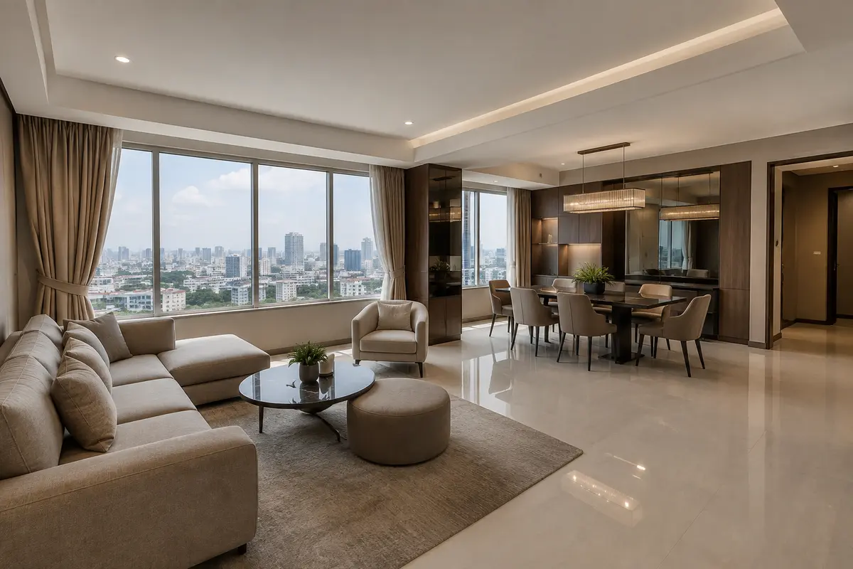 Casa Grande Residence 2BR Luas Furnished, foto 1 dari 3