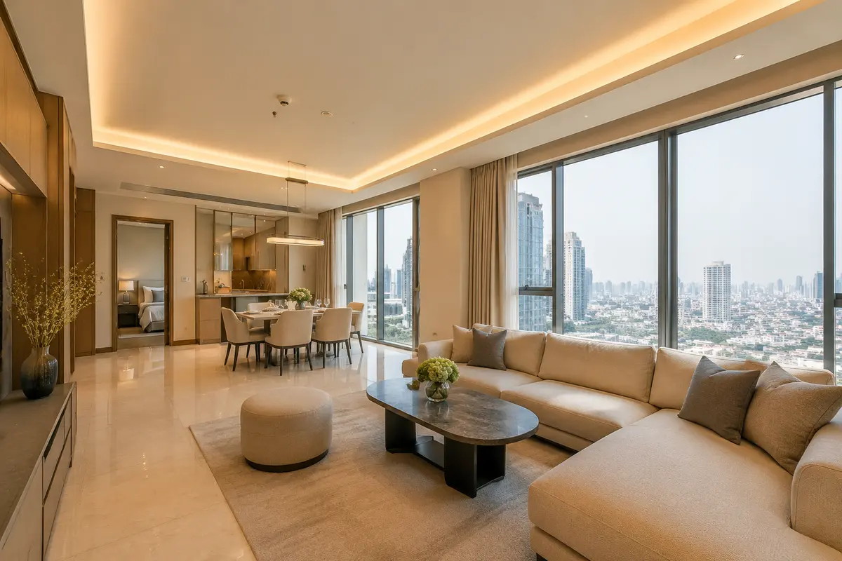 Central Park Residence 2BR Furnished, foto 1 dari 3