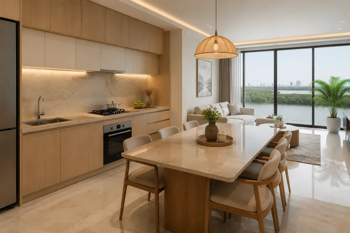 Gold Coast PIK 2BR Full Interior, foto 3 dari 3
