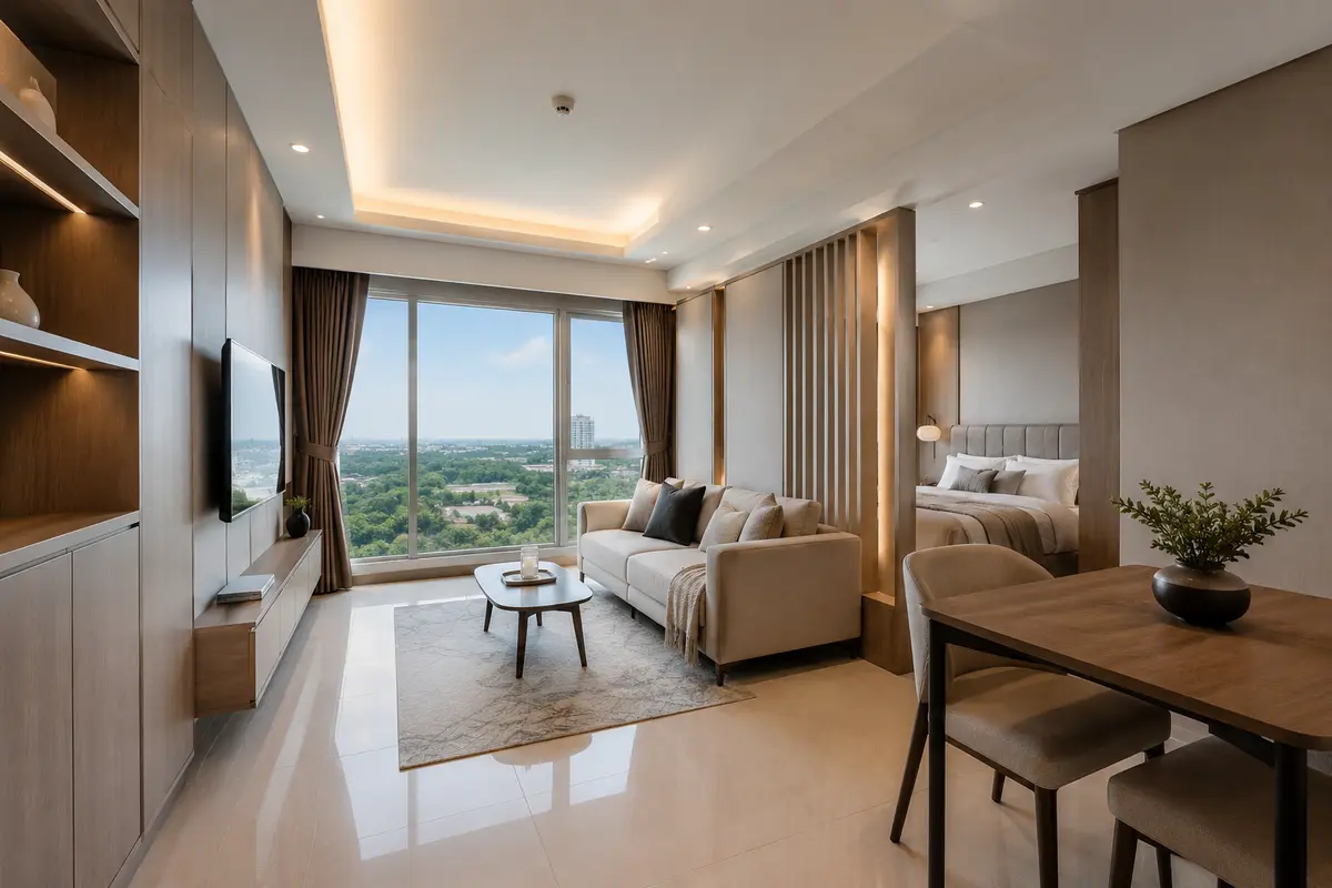 M-Town Residence Studio Furnished, foto 1 dari 3