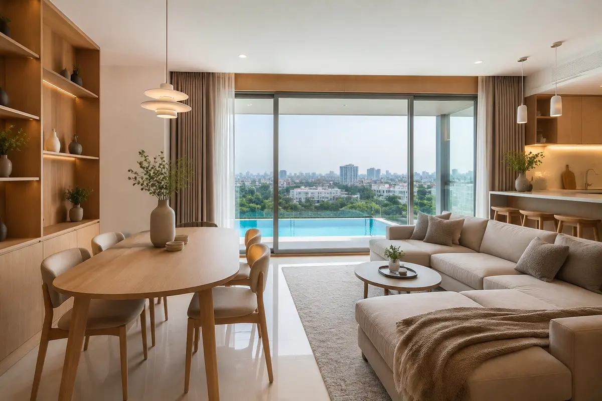 Madison Park 2BR Furnished View Kota, foto 1 dari 3