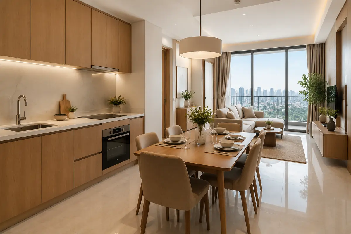 Madison Park 2BR Furnished View Kota, foto 3 dari 3