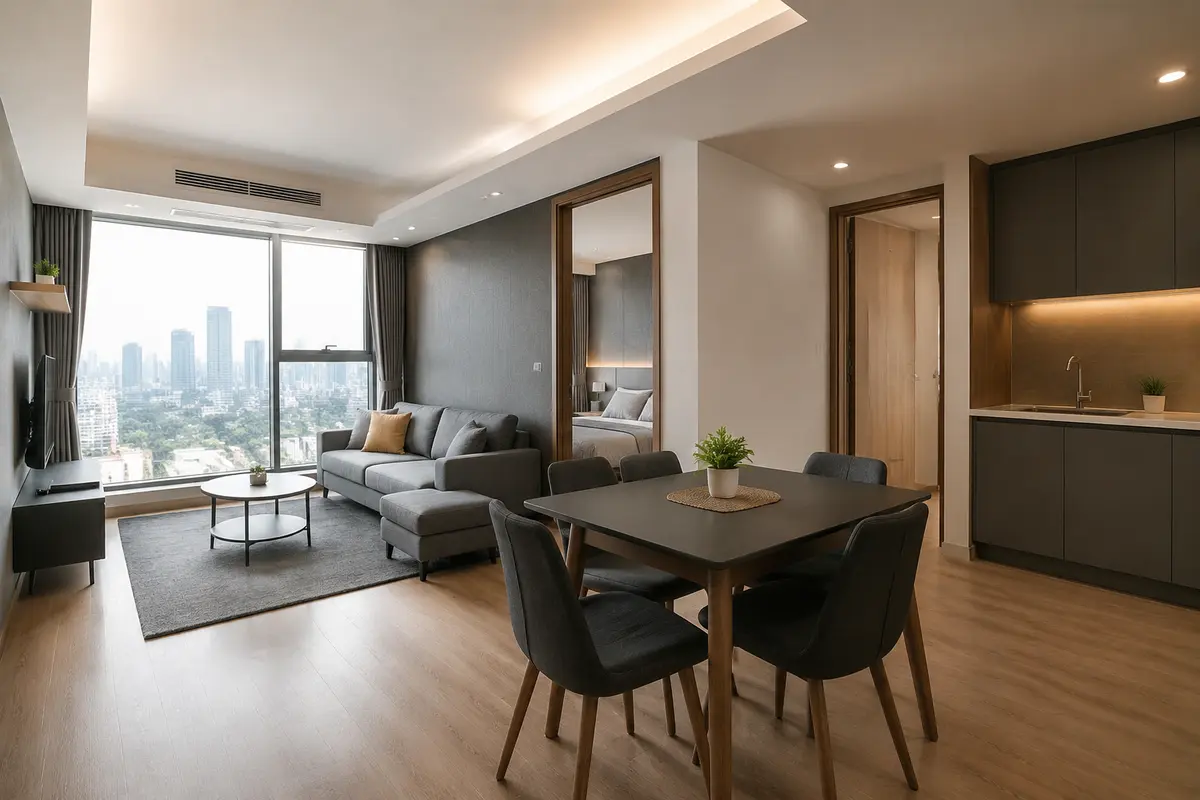 Sudirman Park 2BR Full Furnished, foto 1 dari 3