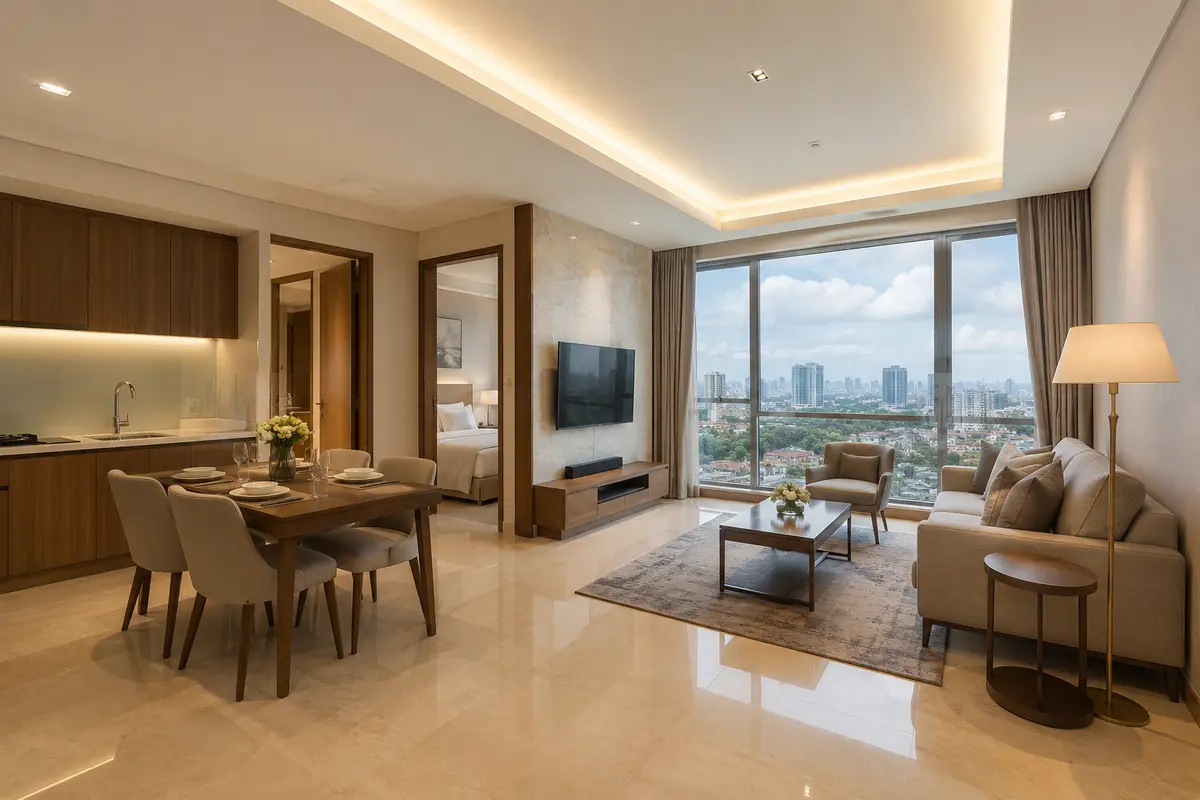 Taman Anggrek Residence 2BR Full Furnished, foto 1 dari 3