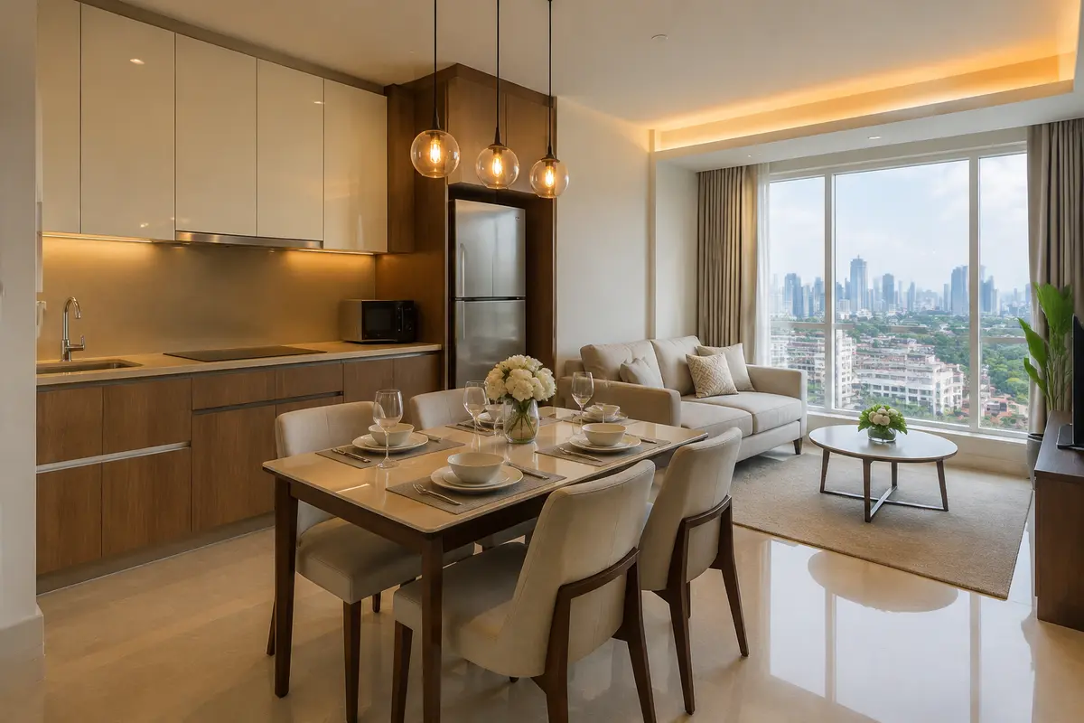 Taman Anggrek Residence 2BR Full Furnished, foto 3 dari 3
