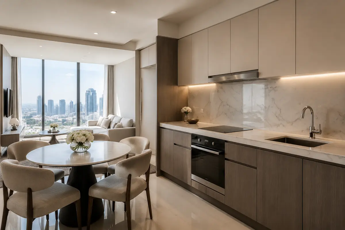 Thamrin Residence 2BR High Floor, foto 3 dari 3