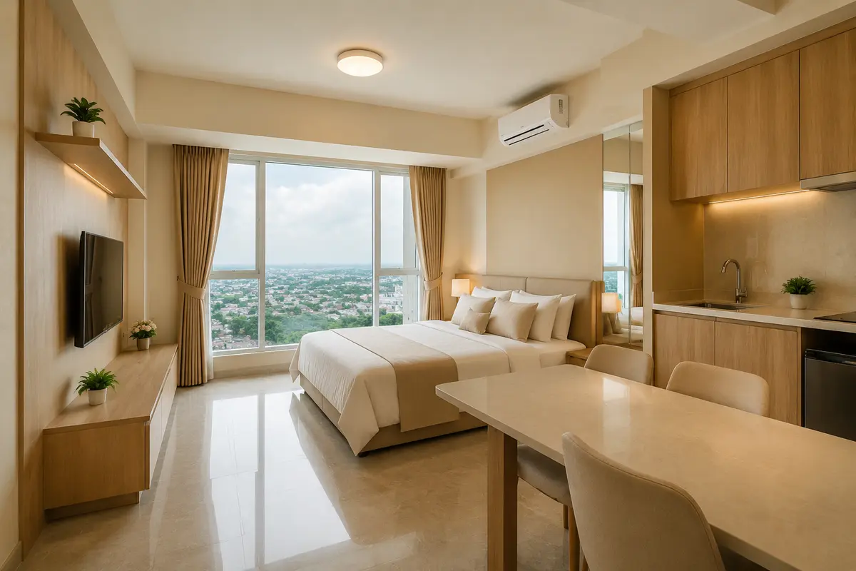 U Residence Studio Full Furnished, foto 1 dari 3